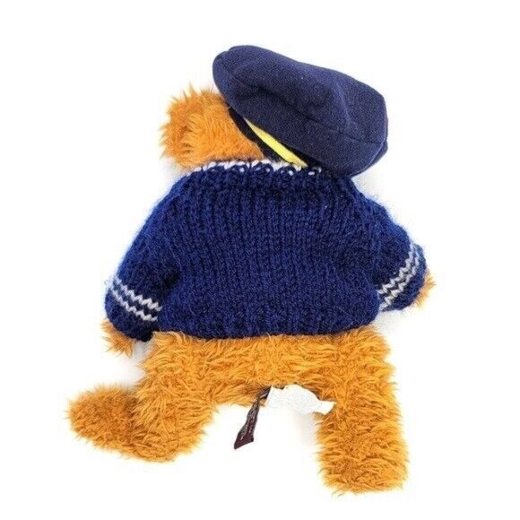 2/$15 Pickford Bears Tango Sailor Bear Plush Brown 12" Knit Anchor Sweater VTG - Picture 7 of 10